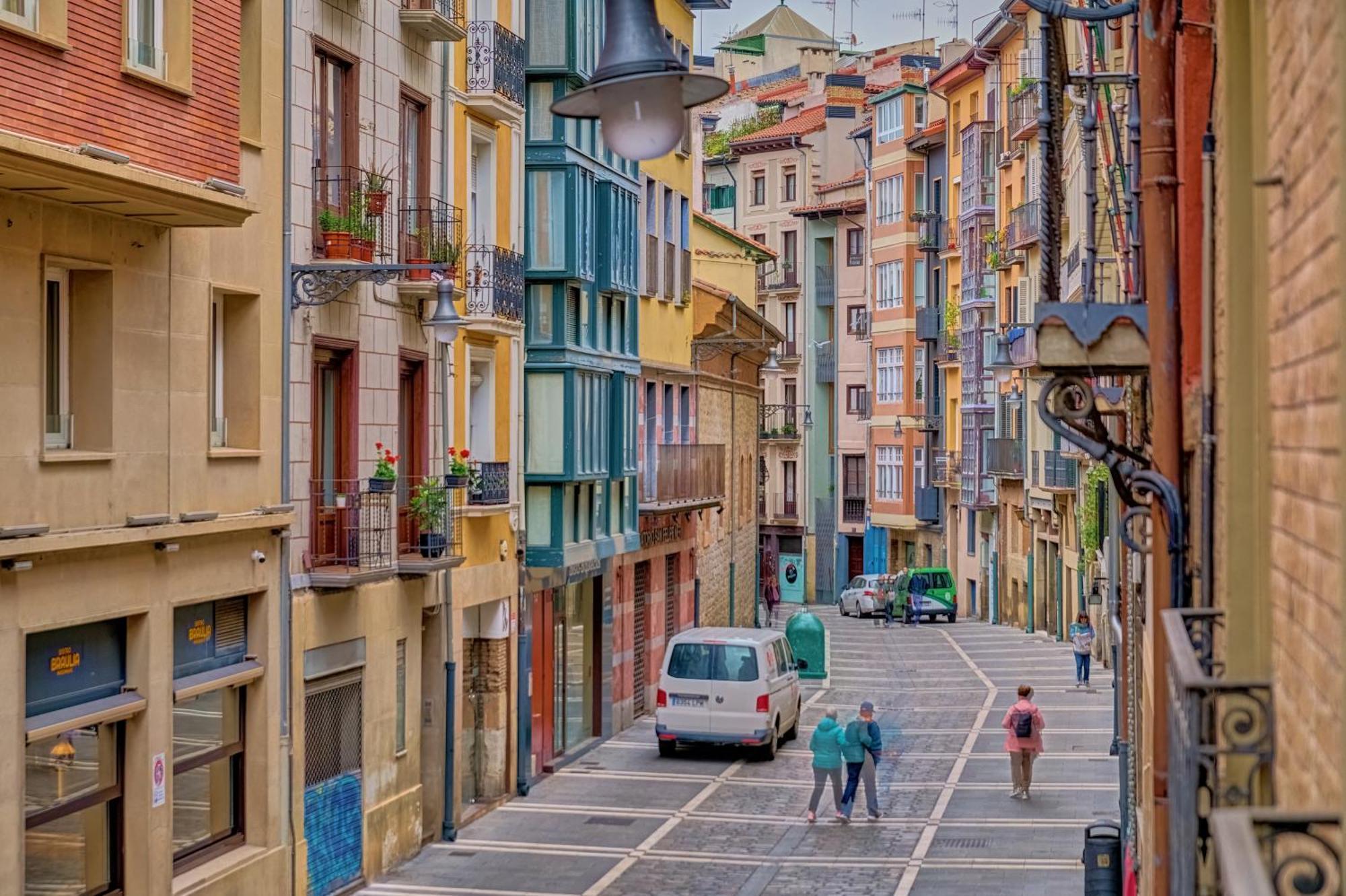 Centro Historico Exterior, Calle Nueva Dos Balcones Памплона Екстер'єр фото
